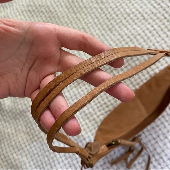 HP⭐️ Y2K Tan Leather Steve Madden Baguette Purse - Picture 8 of 8